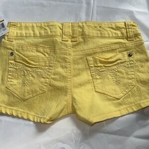 Cute Yellow Shorts Size 3 New